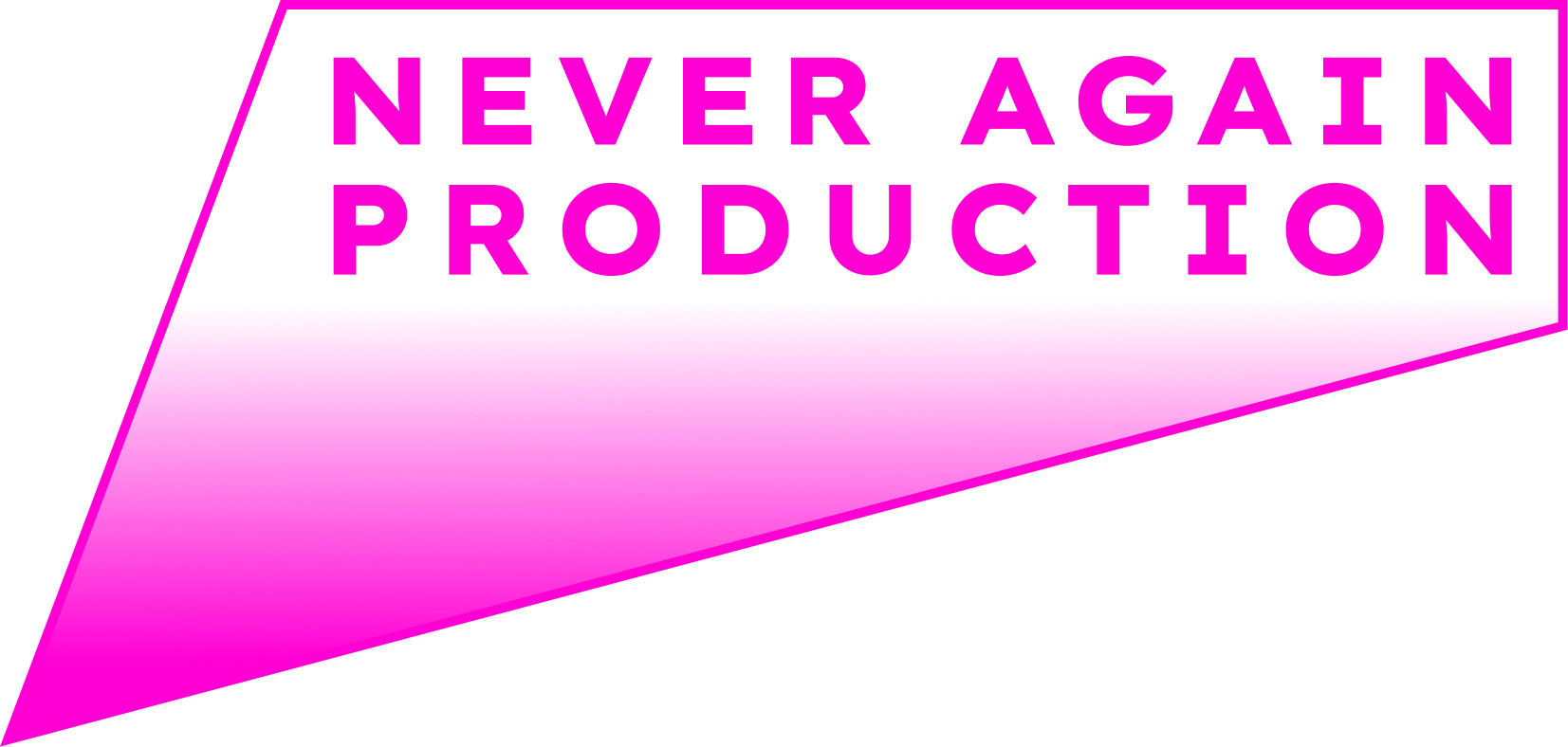 Never Again Production Logo